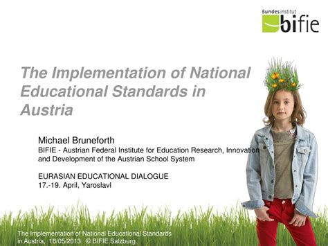 implementation of national education standards.